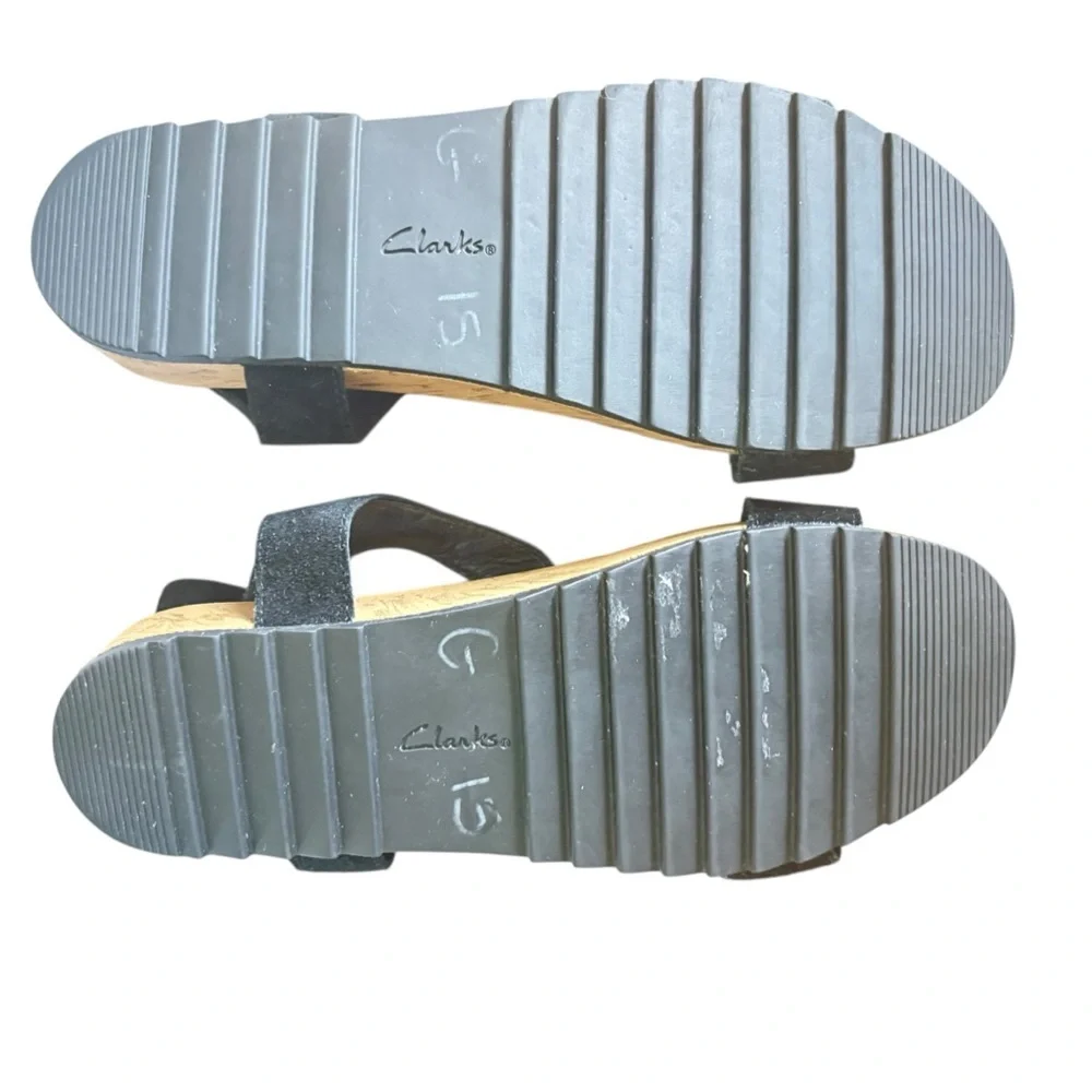 Clark’s Somerset’s Black Sandal 8M - Picture 10 of 12